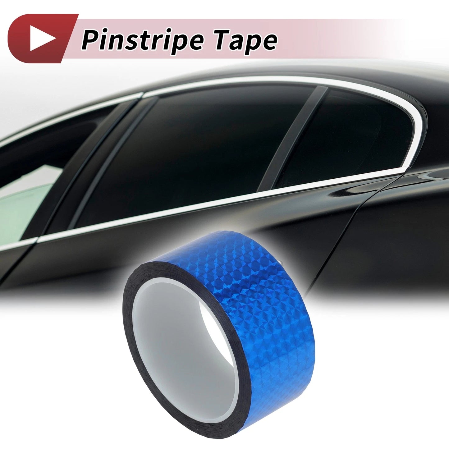 Pinstripe Tape 50mmx50m for Car Motorcycle Boat Laser Blue (1 Pcs)