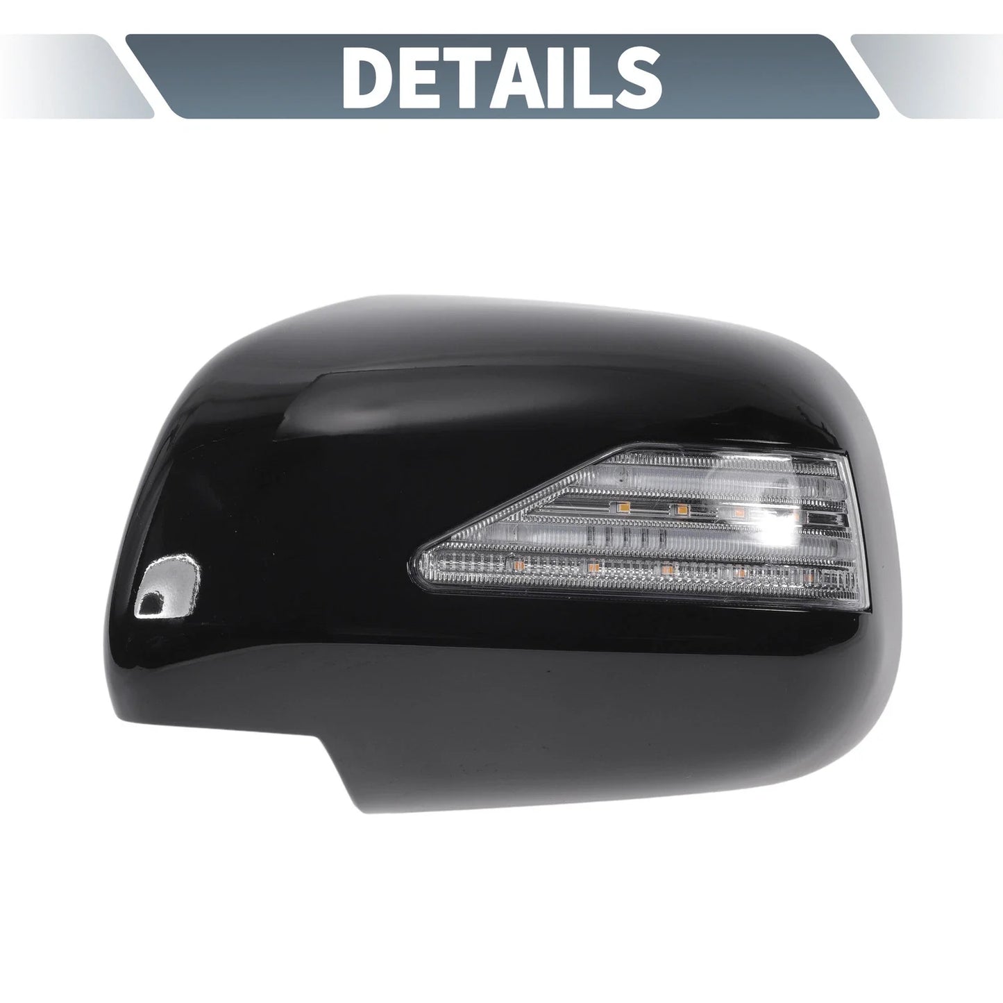 Rearview Mirror Cover Overlay Gloss Black for Lexus RX330 RX300 (2003)