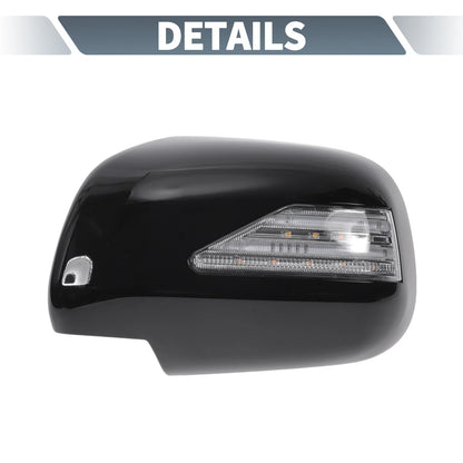 Rearview Mirror Cover Overlay Gloss Black for Lexus RX330 RX300 (2003)