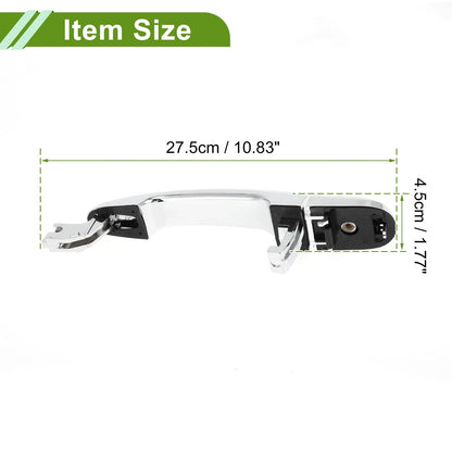 Exterior Door Handle for Hyundai Kia Silver Tone Rear Right (2011-2016)