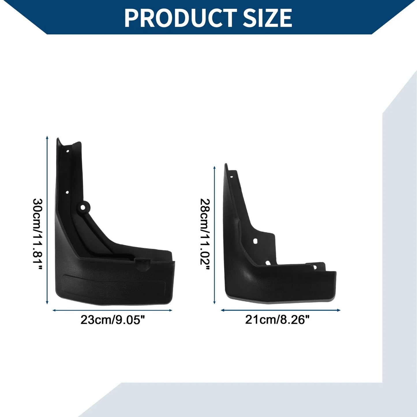 Mud Flaps Splash Guards for Mercedes-Benz GLC Coupe (2017-2019)