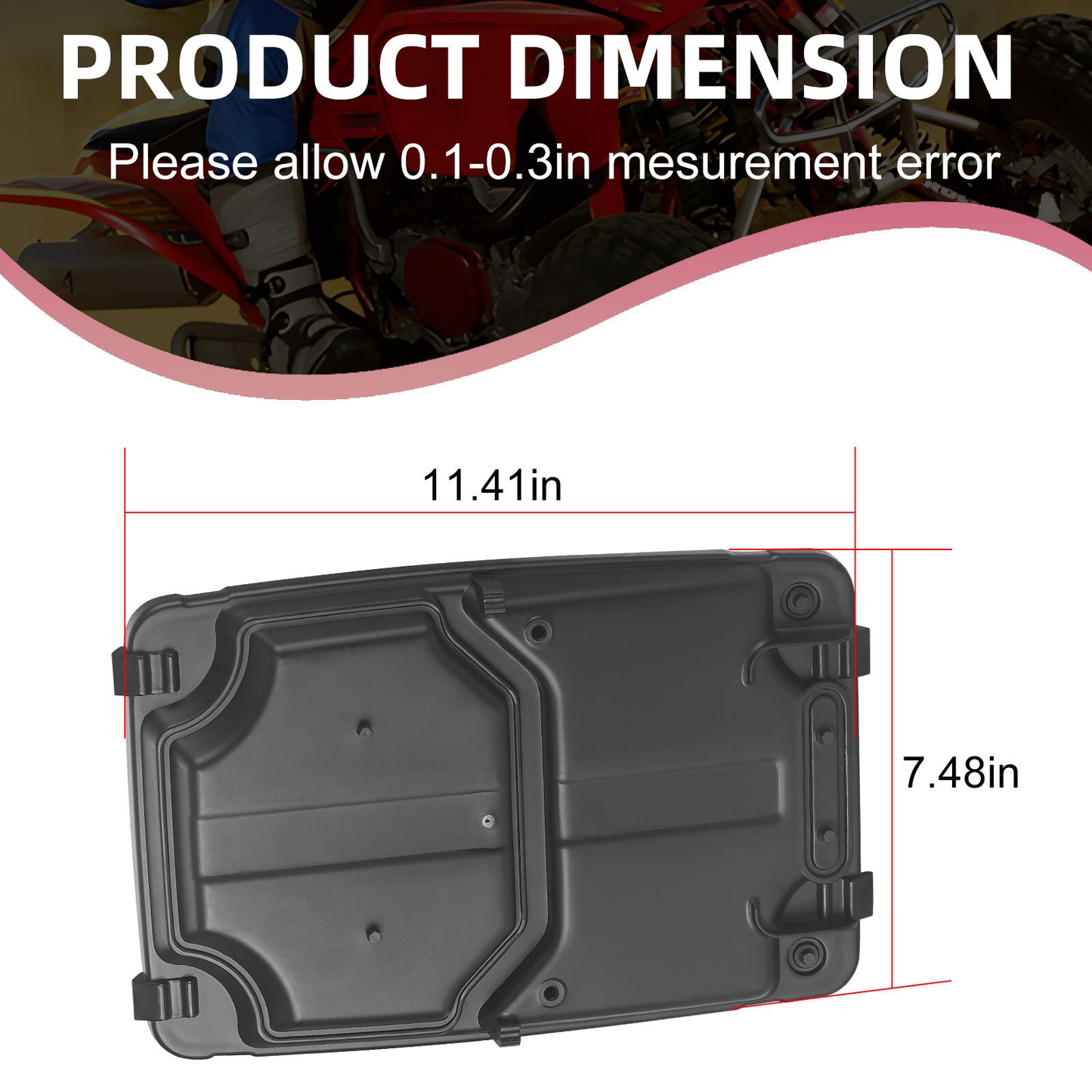 Air Box Cover Lid with Seal for Honda TRX450R (2004–2005)