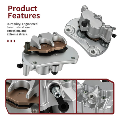 Front Brake Calipers with Pads for Can Am Maverick 1000/R (2013–2023)
