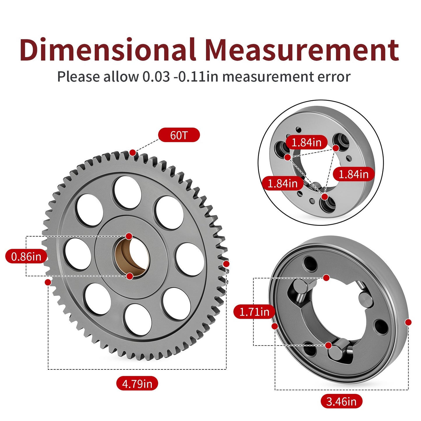 Starter Clutch One Way Bearing for Kawasaki Bayou 220 250 (1990–2004)