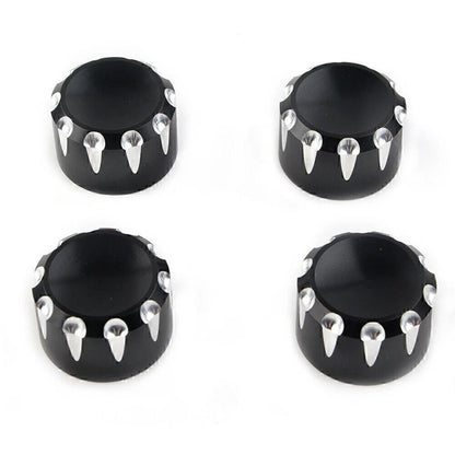 4 x Black Engine Screw Topper Cover Head Bolt Caps for Harley 883