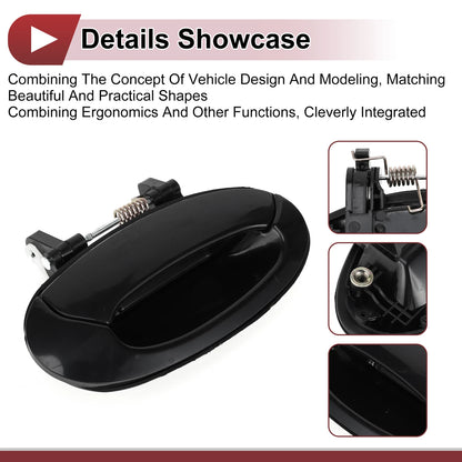 Car Exterior Door Handle for Hyundai Elantra (Rear Right, 8366029001, Black)