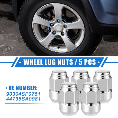 5 Pcs Wheel Lug Nuts for Honda CR-V (2007–2023) M12x1.5