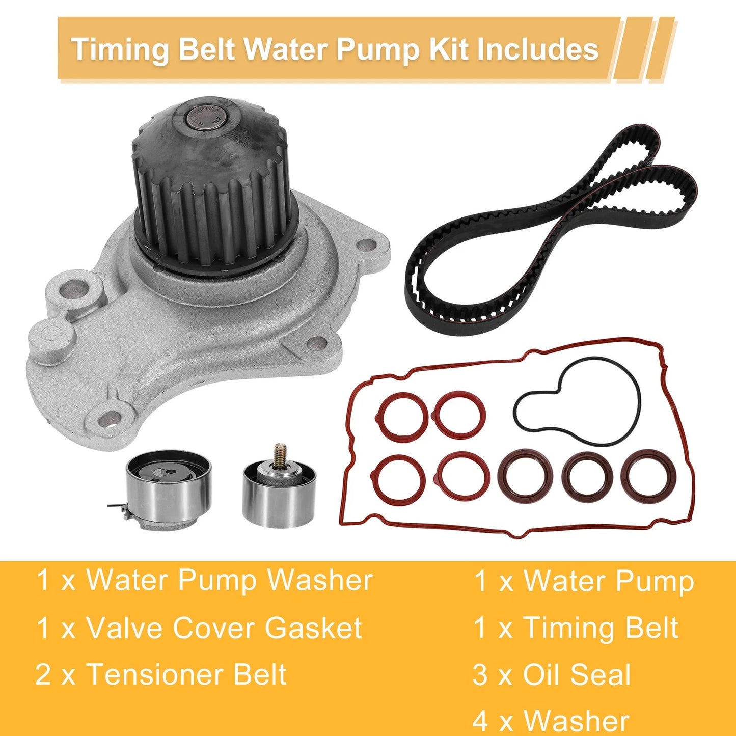 Timing Belt Water Pump Kit for Chrysler PT Cruiser (2003–2010) No.TCK265/TCK265P