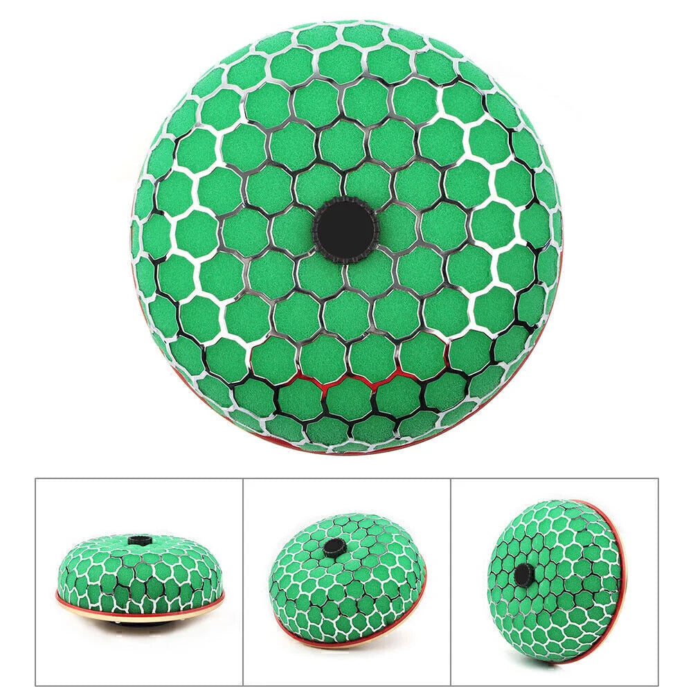 1x Green 3" High Flow Washable Mushroom Air Intake Filter for Car