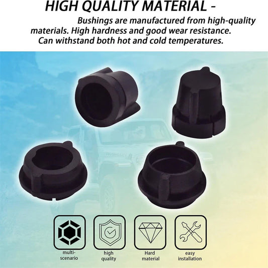 4Pcs Wiper Linkage Bushings for Jeep Wrangler YJ (1987-1995)
