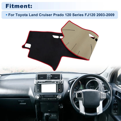 Dash Cover for Toyota Land Cruiser Prado 120 Series FJ120 (2003–2009) Flannel Set