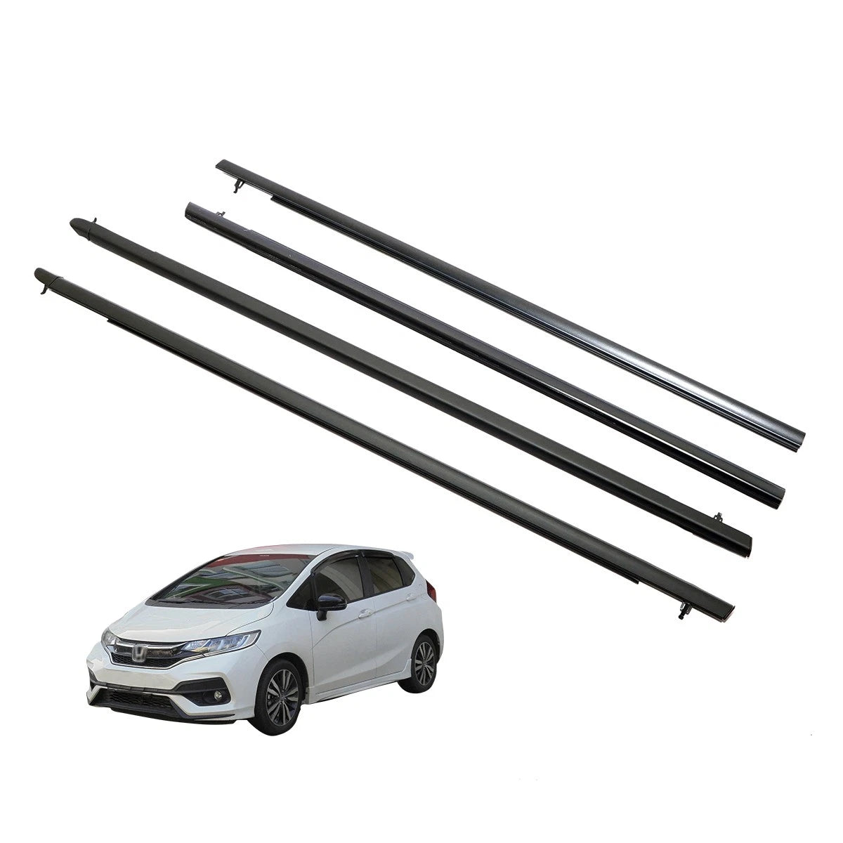 Set of 4 Door Belt Mouldings for Honda Fit Jazz (2013–2022)