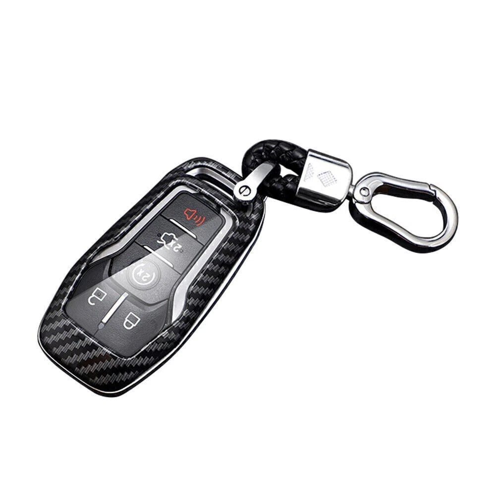 Carbon Fiber Smart Key Cover for Ford (Fit Models)