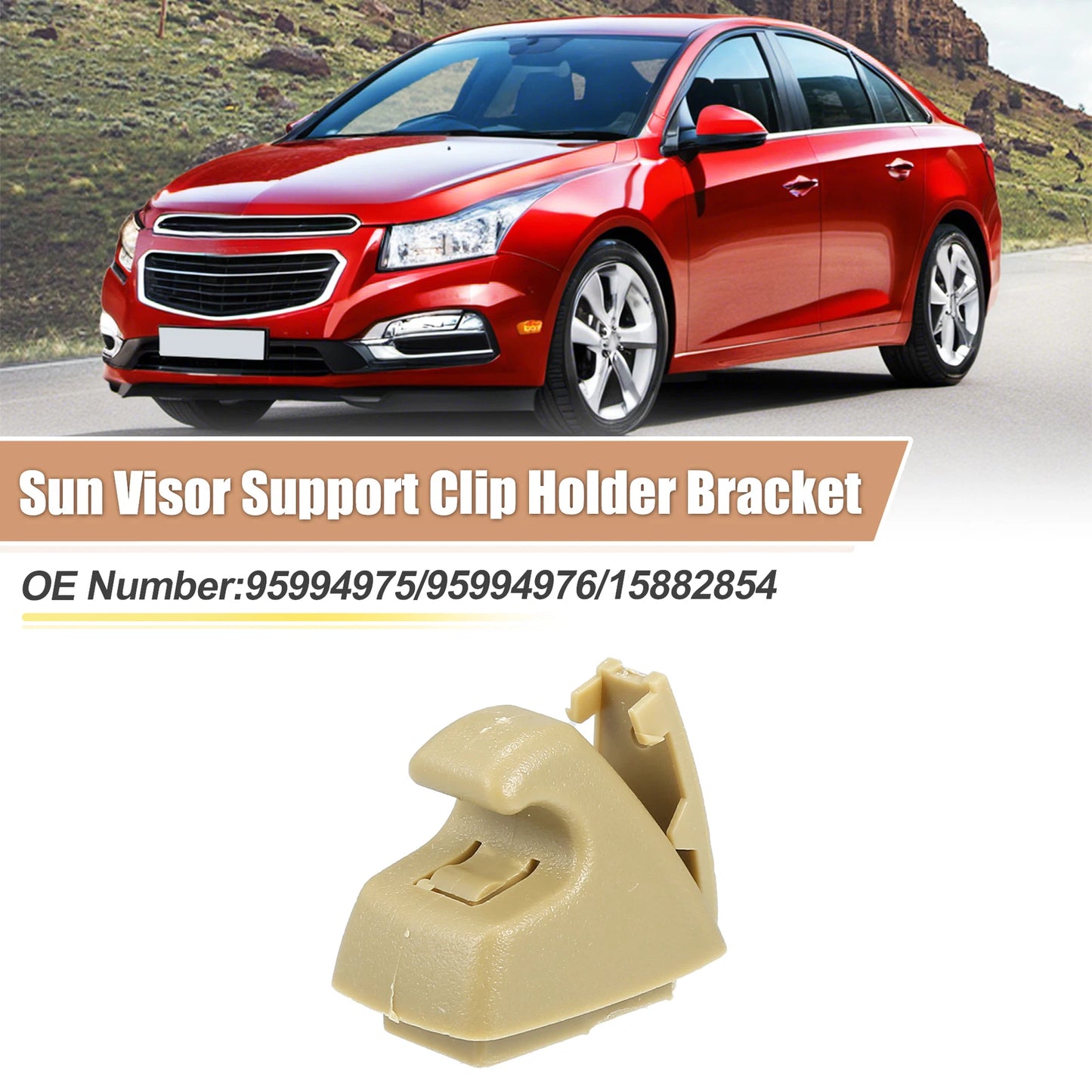 Sun Visor Support Clip Retainer No. 95994975 for Chevrolet Cruze (2011–2016)