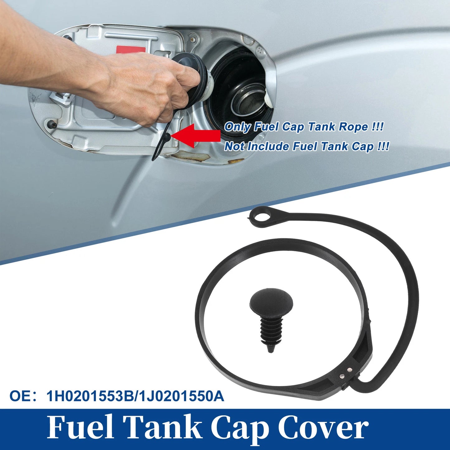 Fuel Tank Cap Tether O Ring for Audi 90 (1993–1995) No. 1H0201553B