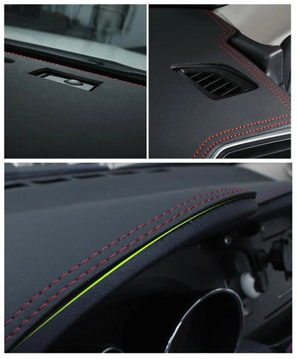 Leather Dashboard Cover Dashmat for Kia Stinger (2018–2023)