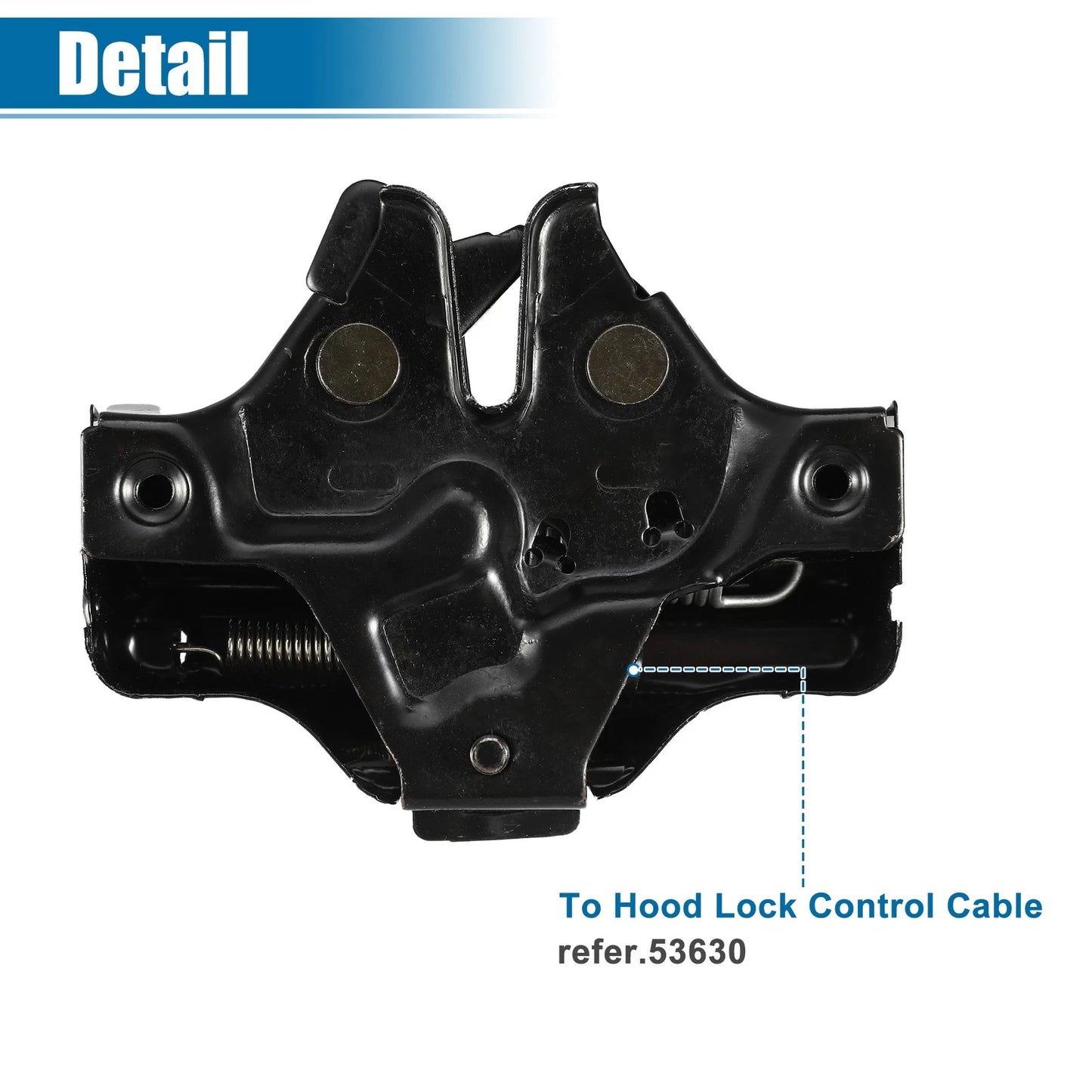 Hood Latch Lock for Toyota Tundra (53510AC010) (2000–2023) Black
