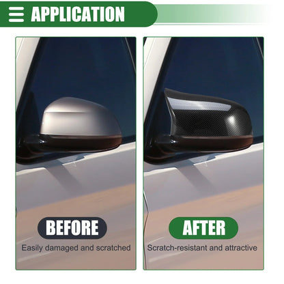 Pair Left-Right Mirror Cover for BMW F15 X5 F16 X6 (2014-2017)