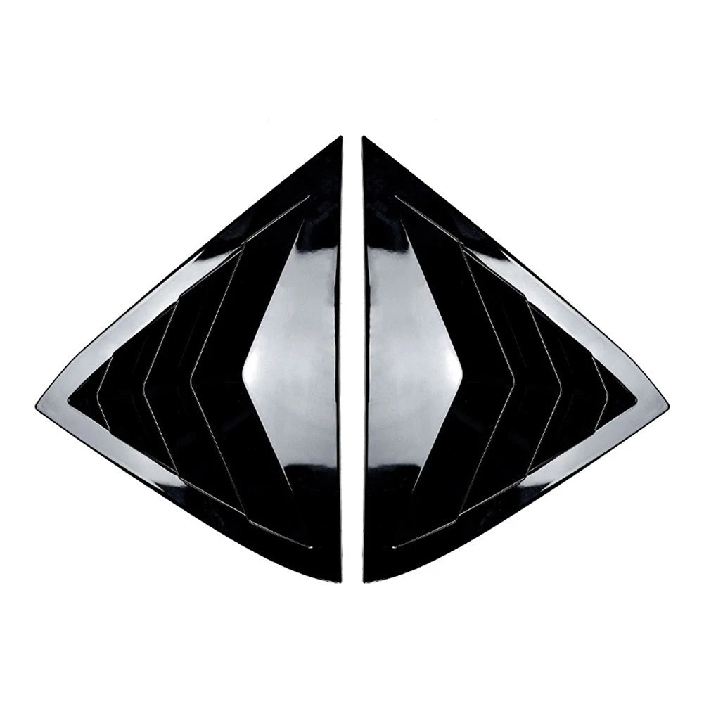 Rear Louver Shutter Cover Trim for Ford Fiesta MK7 MK7.5 (2008–2017) Glossy