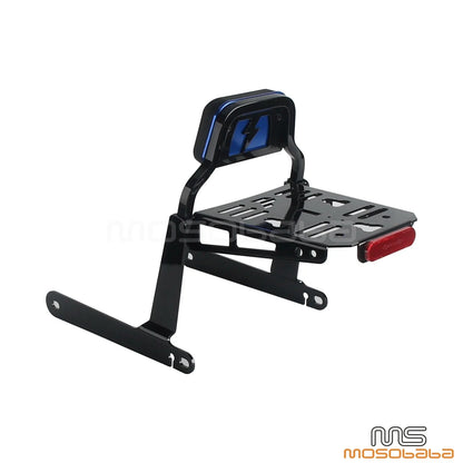 Low Profile Luggage Rack Sissy Bar for Dyna Wide Glide FXDWG (2006-2009, 2015-2017)
