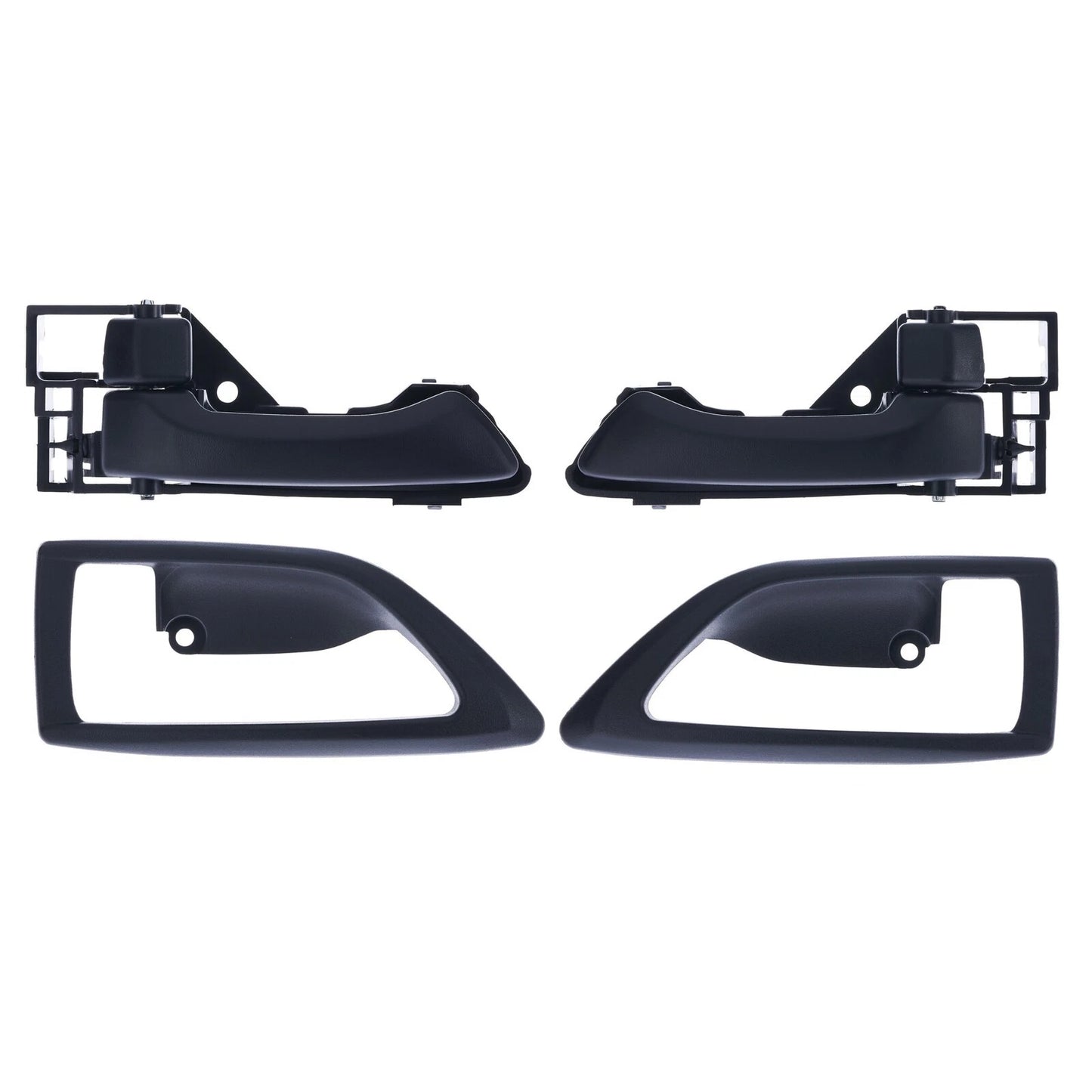 Set of 4 Inner Door Handles for Isuzu N-Series (2009–Present) Black