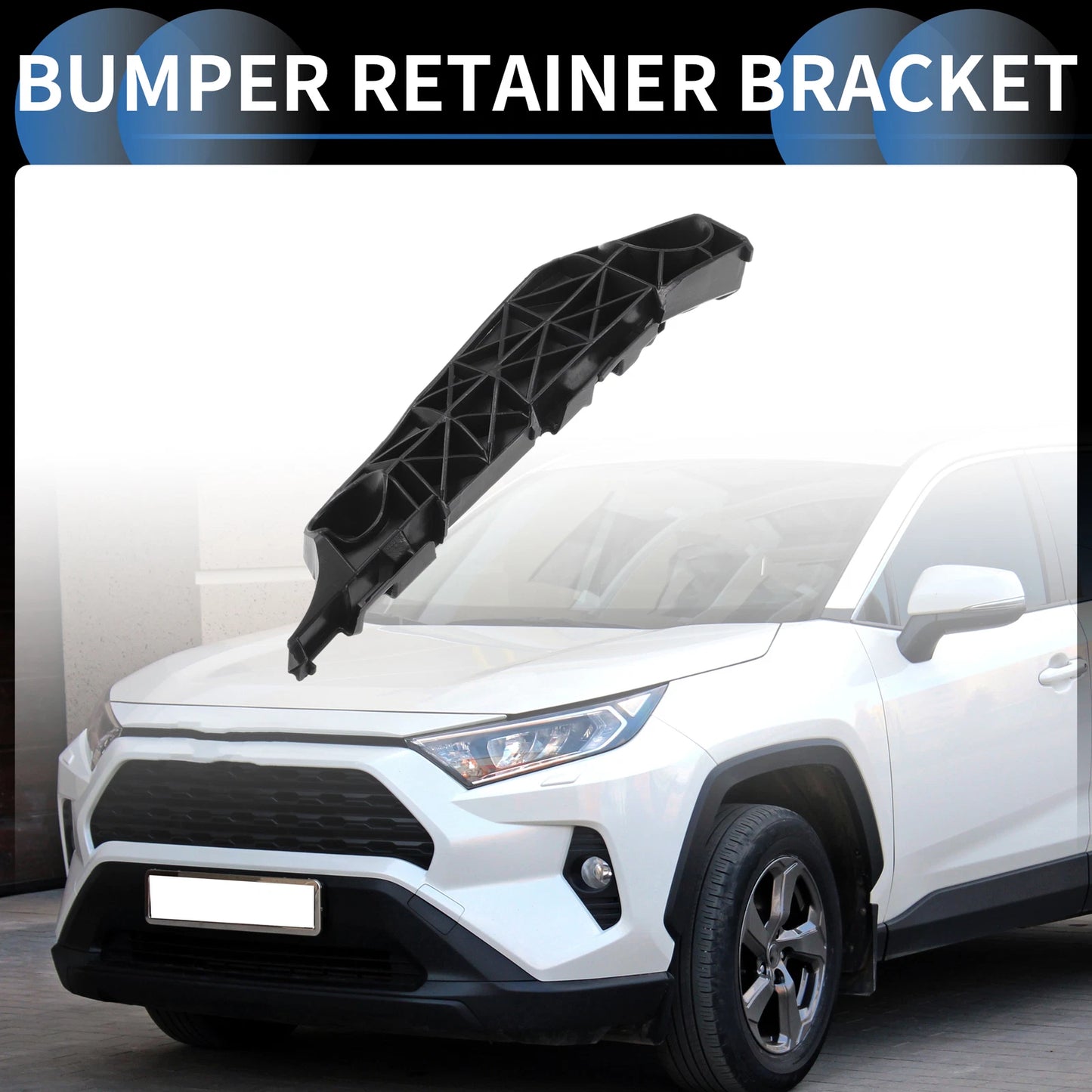 1pc Right Front Bumper Retainer Bracket No. 525350R020 for Toyota RAV4 (2006–2012)