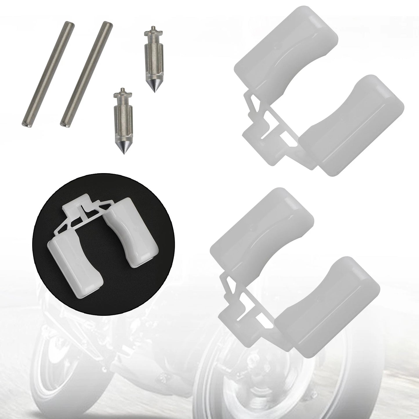 30x Hexagon Socket Screw Covers for Moto Scooter Moped