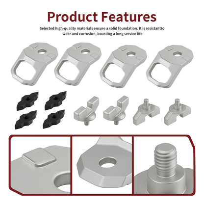 Set of 4 Lock and Ride Max D-Rings for Polaris Xpedition (2024–2025)