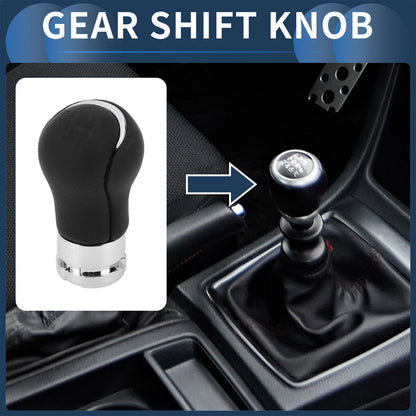 6 Speed Gear Shift Knob for Toyota Hilux Revo (2015–2020) Plastic Faux Leather