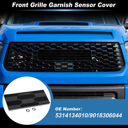 Front Grille Garnish Radar Sensor Cover for Toyota Tundra TRD Pro (2018–2021)