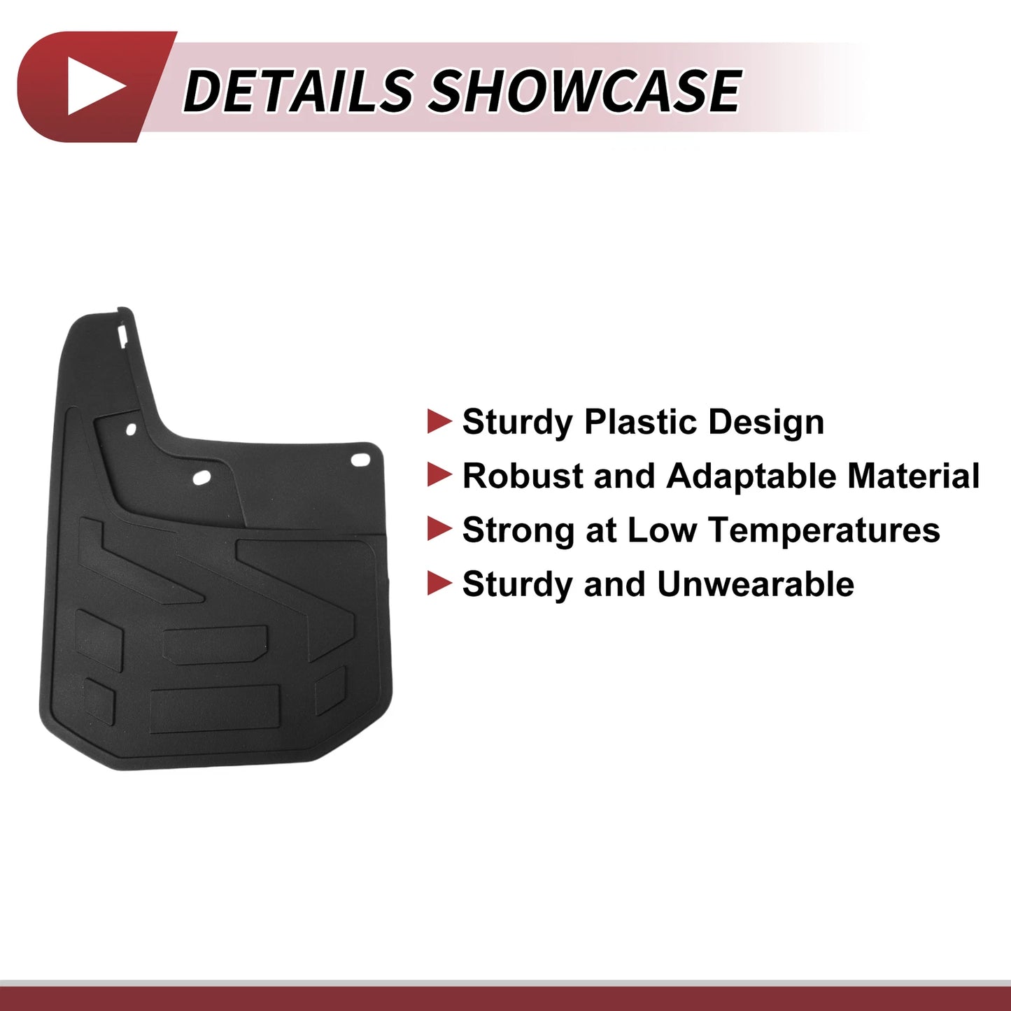 Set of 2 Mud Flaps Splash Guards for Chevrolet Colorado (2023–2024)