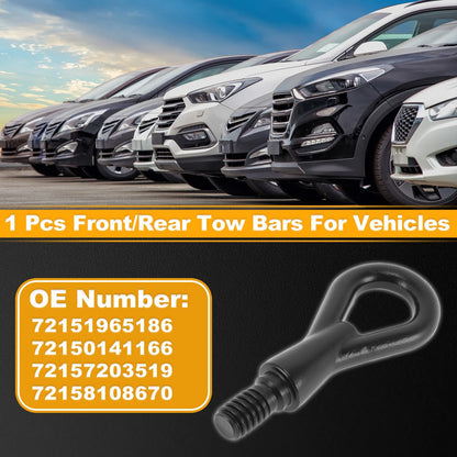 Tow Bars for BMW 3 Series E46 (1997–2006) Front/Rear Tow Hook Metal Black