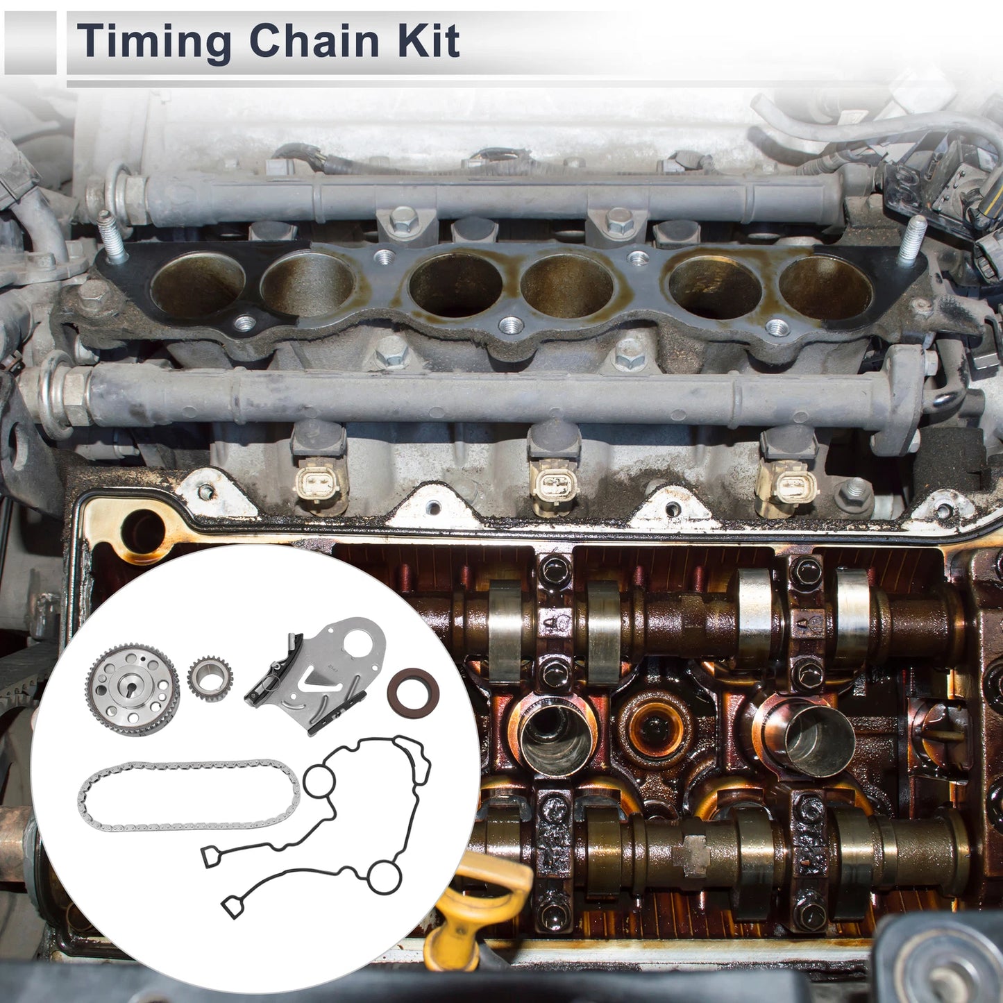 Timing Chain Kit for Chrysler 5.7L V8 HEMI MDS Engine (2003–2023)