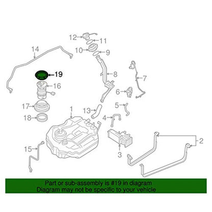 Fuel Tank Pump Union Nut for Mazda 2, 3, 6 RX-8