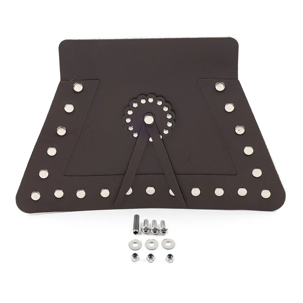Double Leather Rear Mudguard Fender Flap for Harley Touring Softail