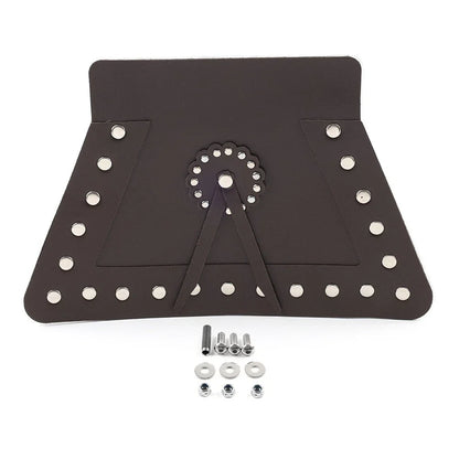 Double Leather Rear Mudguard Fender Flap for Harley Touring Softail
