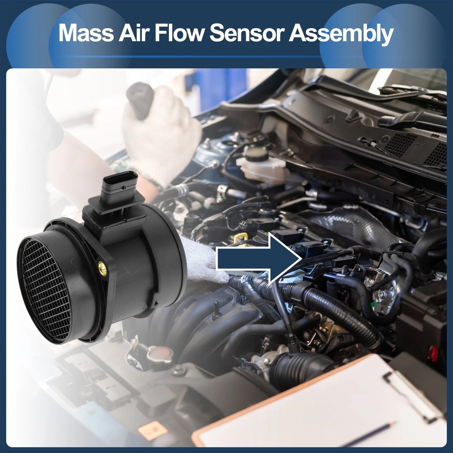 Mass Air Flow Sensor Assembly No. 0281002947 for Nissan Frontier (2010–2018)
