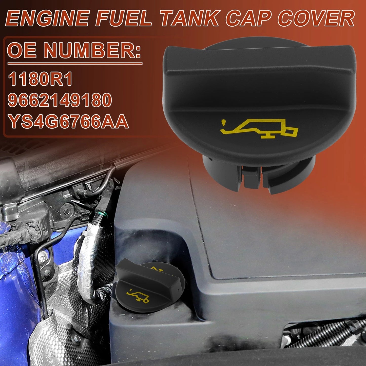 Oil Filler Cap for Ford C-Max (2007–2010) 1180R1