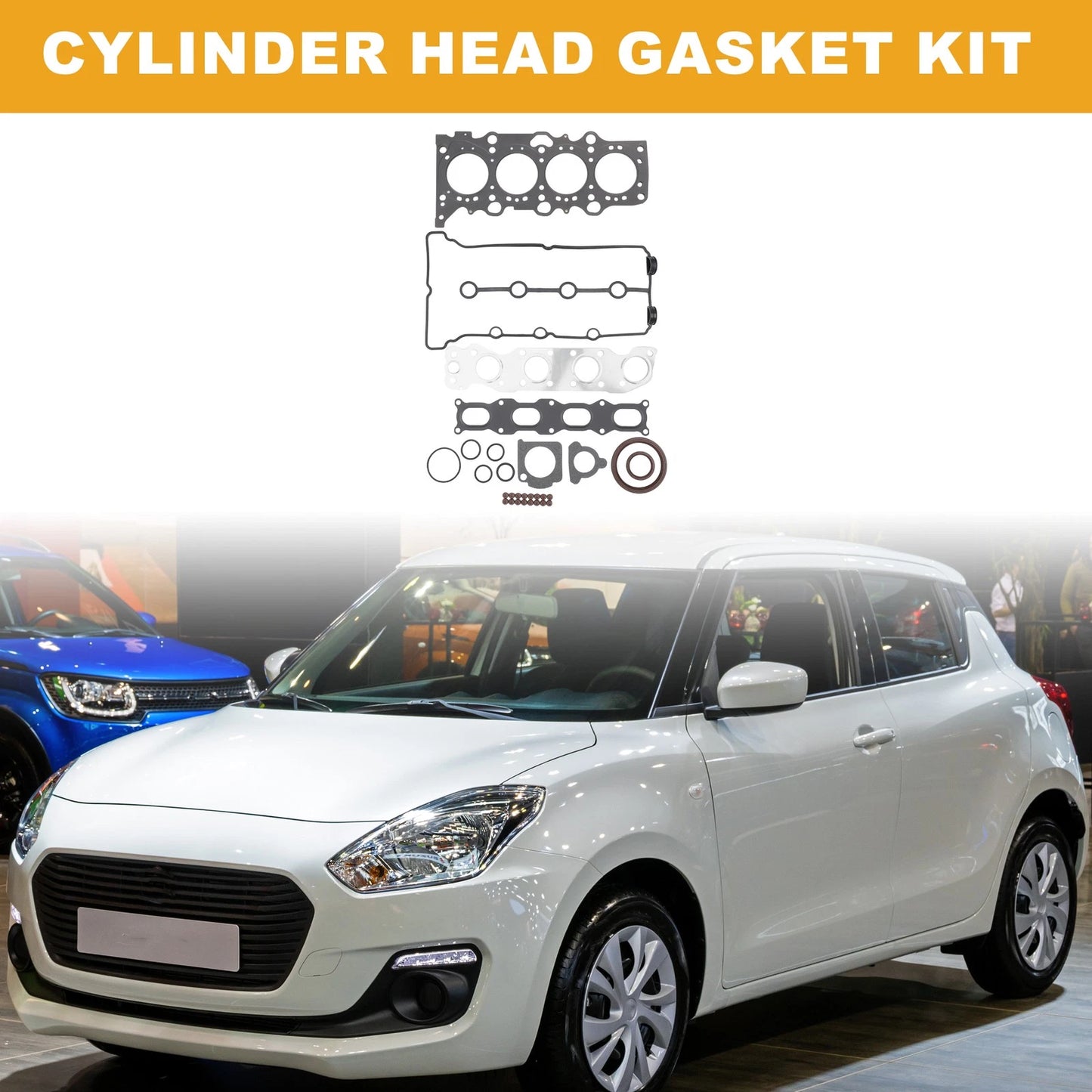 Set of 1 Cylinder Head Gasket Kit No.1140069853 for Suzuki Engine