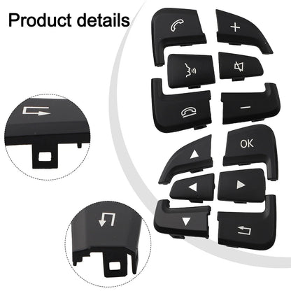 Steering Wheel Button Cover Set for Mercedes-Benz Cars