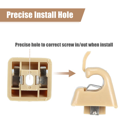 Sun Visor Support Clip Retainer No.A12681000128412 for Mercedes-Benz W201 (1982–1993)