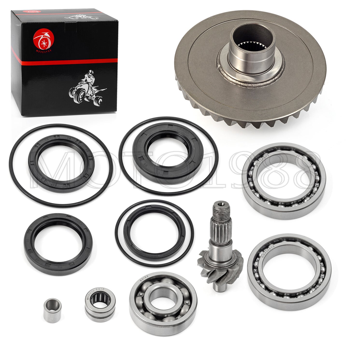 Rear Differential Ring Pinion Gear Bearing Seal for Honda FourTrax TRX300 (1988–2000)