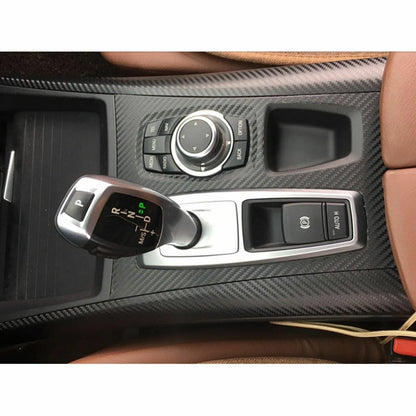 Interior Stickers / Black Carbon Fiber for BMW X5 X6 (2008–2014)
