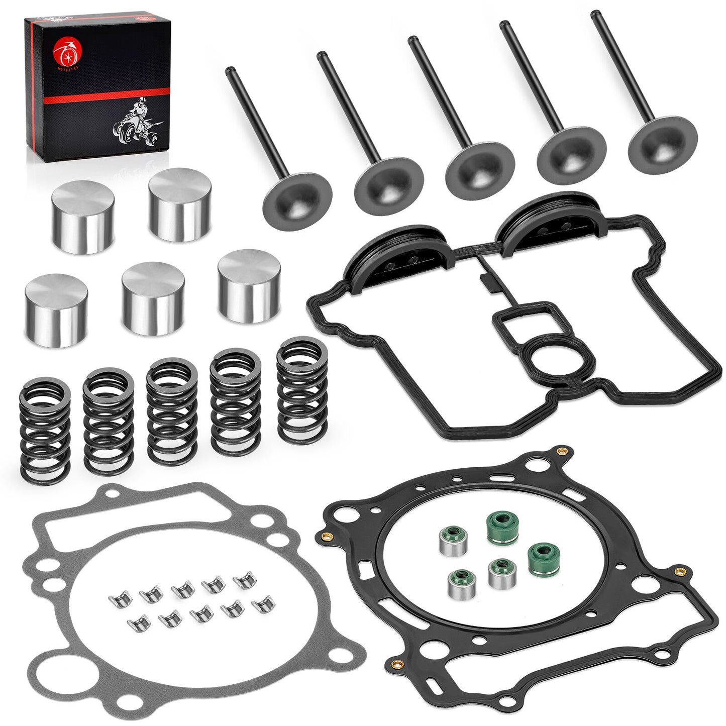 Intake Exhaust Valve Spring Gasket Kit for Yamaha WR450F YZ450F YFZ450 (2003–2009)
