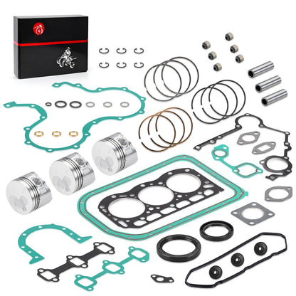 Engine Rebuild Kit with Pistons & Rings for Kawasaki Mule 3010-4010 (Diesel)