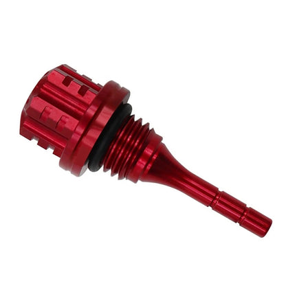 Set of 4 Tire Valve Caps for Car Motor Rim Vent (Red)