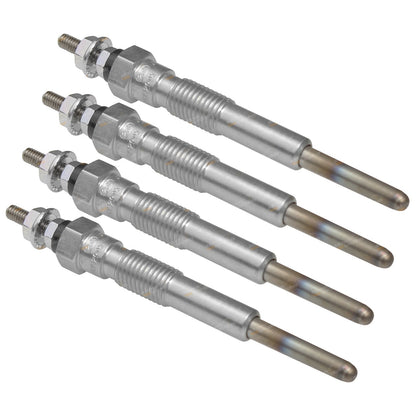 Set of 4 Diesel Glow Plugs for Toyota Coaster (1982–1983)