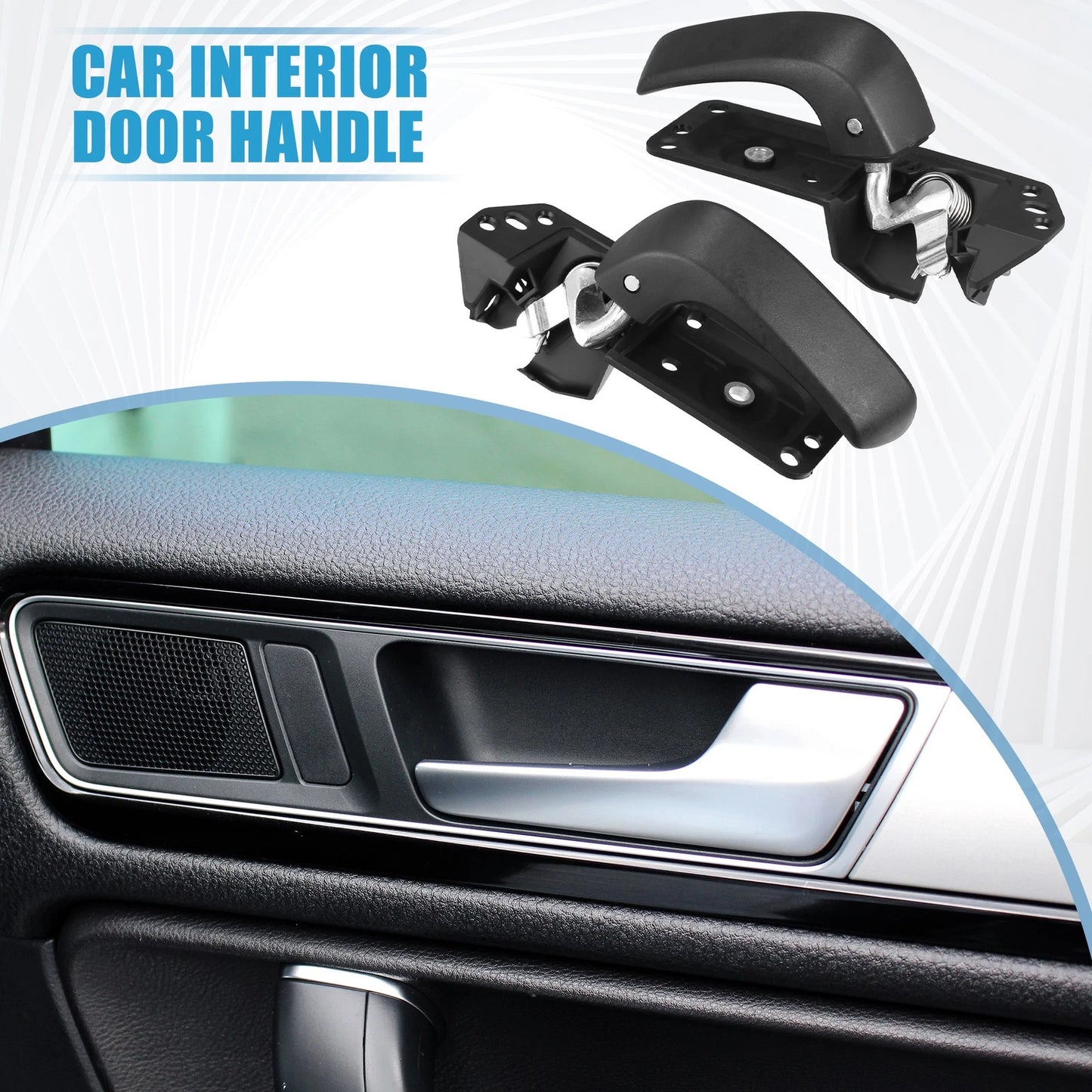 Set of 2 Interior Door Handles for GMC Sierra (2007–2013)