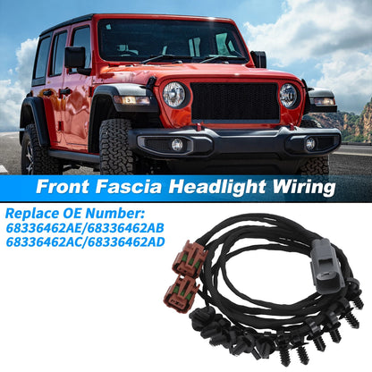 Front Fascia Wiring for Jeep Wrangler (2018–2023), Gladiator (2021–2022)