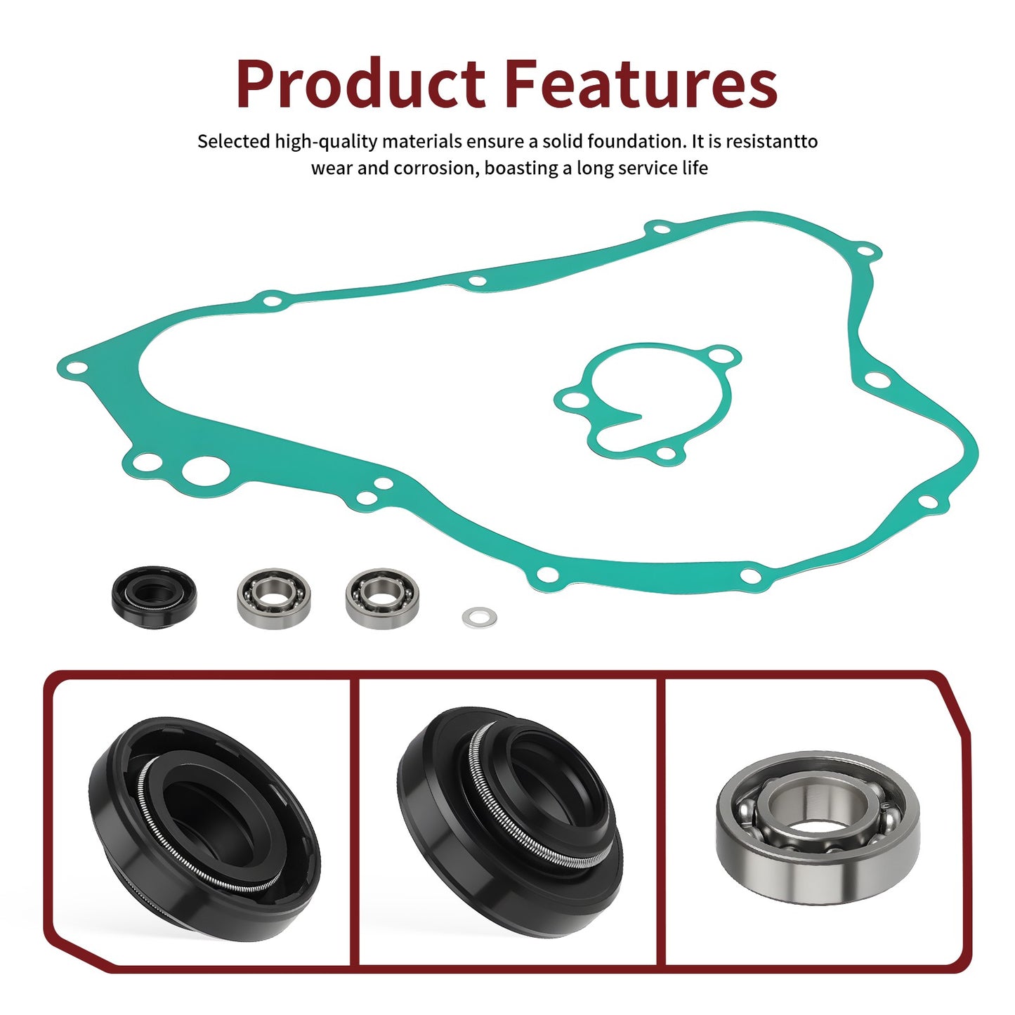 Water Pump Rebuild Kit for Suzuki RM125 RM125S (1992–2000)